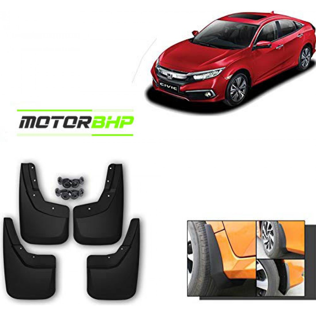 Mud Flaps Buy Honda Civic Mud Flap Car Accessories Online